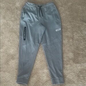 Legends Gray Joggers with Logo Detail